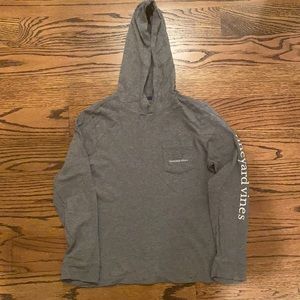 EUC boys gray Vineyard Vines hoodie